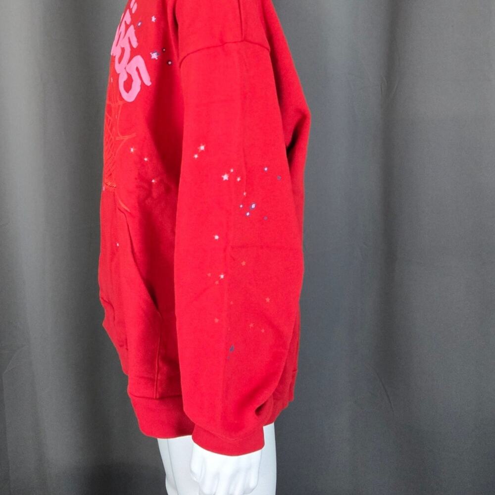 Sp5der Red Angel Number 555 Hoodie XL FW21 - Picture 14 of 14